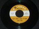 NORTHERN SOUL James Carr - That's What i Want You To know - Goldwax Demo
