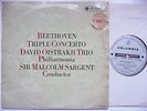 OISTRAKH KNUSHEVITZKY OBORIN PLAY BEETHOVEN TRIPLE CONCERTO EMI COLUMBIA SBO2753