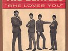 SWAN 60s rock 45  THE BEATLES - She Loves You + I'll Get You + picture sleeve