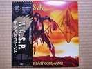 W.A.S.P The Last Command LP JAPAN OBI Poster & Sticker, Visual book Inside