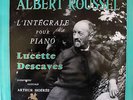 ROUSSEL, COMPLETE PIANO WORKS, LUCETTE DESCAVES, SET OF TWO LP'S, VERSAILLES, M-
