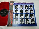 BEATLES HARD DAYS NIGHT JAPAN 1982 UK CUTTING MONO RED COLOR VINYL with OBI