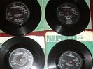 4 ORIGINAL BEATLES SINGLES VINYL RECORD 45 PARLOPHONE I FEEL FINE A HARD DAYS