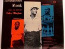 Thelonious Monk Plays the Music of Duke Ellington Vinyl LP Record Original.Thelo