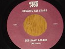 Cesar's All Stars 45 rare bay area private funk latin soul on Teo HEAR IT
