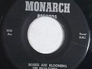 HEAR rockabilly 45 THE SILVA-TONES Roses Are Blooming MONARCH 5281