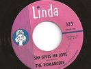ROMANCERS take my heart / she gives me love HEAR 60s GARAGE beat POP mod