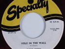 Blues 45 FLOYD DIXON Hole in the Wall SPECIALTY HEAR Red Wax