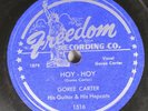 Hear Blues Jump 78 George Carter - Hoy-Hoy / I Just Thought Of You On Freedom