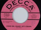 R&B Rocker 45 BILLY WARD & THE DOMINOES Come On, Snake, Let's Crawl DECCA HEAR