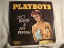 CHET BAKER - ART PEPPER - PLAYBOYS -DG -BLACK LABEL-ORIG-MONO-CHEESECAKE COVER -