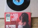 DIE CRAZY GIRLS: Lass Dir Zeit / No Words Slop SUPER RARE in mint- Single 7´