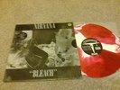 Nirvana Bleach Record ,Red / White Splatter c/w Blue Sliver 7in vinyl.