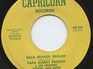HEAR- Rare R&B / Jazz 45- Blanche Thomas / Papa Albert French-Bald Headed Beulah
