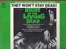 NIGHT OF THE LIVING DEAD - 60s zombie horror soundtrack LP  George Romero