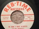 The Coon Hunters Rare KKK  KLAN / RACIST / SEGREGATIONIST 45 VG