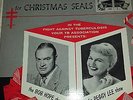 RARE PROMO LP For Christmas Seals, Bob Hope and Peggy Lee Christmas Shows,1958