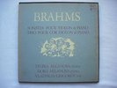 STOIKA MILANOVA / BRAHMS Sonatas for Violin & Piano / HM France 2-LP Box NM Dora
