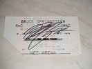 BRUCE SPRINGSTEEN,USED CONCERT TICKET,1999,HAND SIGNED AUTOGRAPH