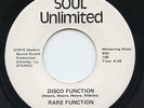 Rare Funk/Soul 45 - Rare Function - Disco Function - Soul Unlimited # 108 - M-