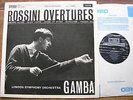 SXL 2266 ROSSINI: OVERTURES  PIERINO GAMBA / LONDON SYMPHONY  NB  NM