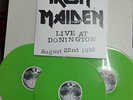 IRON MAIDEN   LIVE AT DONINGTON 1992  LIMITED TRIPLE LP GREEN VINYL     NWOBHM
