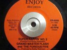 Disco Rap/Funk 45 Grand Master Flash & Furious Five Super Rappin 2 ENJOY NM OG