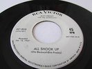 ELVIS PRESLEY RARE  RADIO PROMO ROCKABILLY 45  RCA-VICTOR 47-0618 ALL SHOOK UP