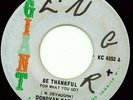 ORIGINAL FUNK SOUL REGGAE - BE THANKFUL - DONOVAN CARLESS JA GIANT Sound Clip