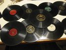 12 Vintage 78 RPM Records Various Artists Plus Album