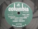 CHUBBY CHECKER LET'S LIMBO SOME MORE RARE 1963 INDAIN PRESSING 78 RPM RECORD