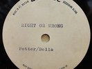 MIKE LESLIE -  RIGHT OR WRONG /  BIRD OF PARADISE RARE EMIDISC ACETATE 45 CLIP