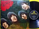 THE BEATLES Rubber Soul GREEK ORIGINAL MONO LP w/ UNIQUE BACK Y&B PARLOPHONE uk