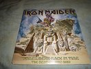 IRON MAIDEN DOUBLE PICTURE DISC LP SOMEWHERE BACK IN TIME BEST OF UME 2008