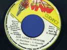1285 LACKSLEY CASTELL-JAH LOVE IS SWEETER-JAH GUIDANCE-REGGAE 45 7