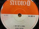 DELROY WILSON I AM NOT A KING ORIGINAL UK STUDIO 1 45 CLIP