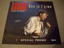 Johnny Hallyday Maxi 45T Promo Que Je T'Aime