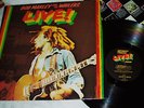 BOB MARLEY, BOB MARLEY AND THE WAILERS LIVE, ORIGINAL UK REGGAE LP