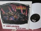 NIRVANA MTV Unplugged In New York LP - 1994 GEFFEN Orig. (White Vinyl)