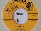 Rockabilly; Wynn Stewart; Come On / Schoolbus Love Affair  on JACKPOT rare re