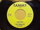 GREAT & RARE GARAGE PSYCH 45  TONY CHURCH L K LISTEN