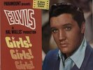 Elvis Presley Girls Girls Girls - Orange vinyl LP album record UK PL42354