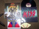 KISS-LOVE GUN LP WITH BANG BANG AND UNUSED GUN EXCELLENT EX VINYL AND COVER