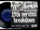 ROLLING STONES 19th Nervous Breakdown 45/PS Danish UK Export Decca F.12331 NM