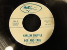 BOB & EARL Harlem Shuffle / I'll Keep Running Back Marc 104 VG++
