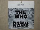 The WHO Pinball Wizard 45 RPM Record SEALED ORIGINAL 1st Pressing NM