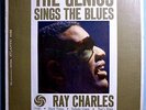 RAY CHARLES GENIUS SINGS BLUES RARE ORIG '60 ATLANTIC MONO WHITE LABEL PROMO LP