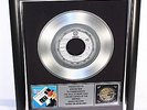 Status Quo, Living On An Island, Platin Record, platin Schallplatte, Award, gold