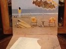 NEIL YOUNG-ON THE BEACH 1974 LP WITH FLORAL PATTERN INSIDE COVER