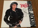 MICHAEL JACKSON:Bad.RARE Original US PROMO LP gatefold  HAND SIGNED/AUTOGRAPHED